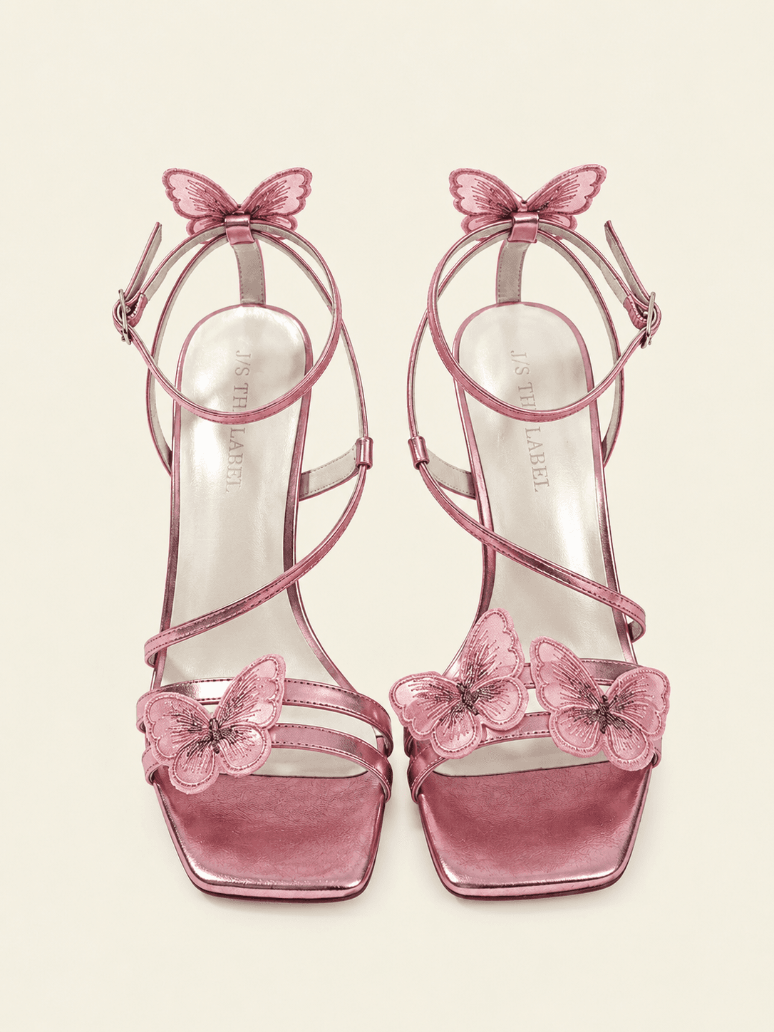 Butterfly Heels - Pink